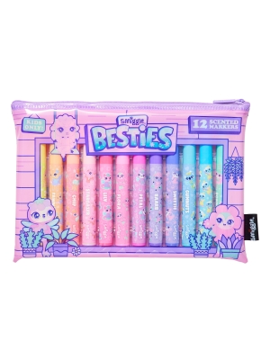 Besties Kokulu 12'li Marker Kız Çocuk Kalem Seti - 1